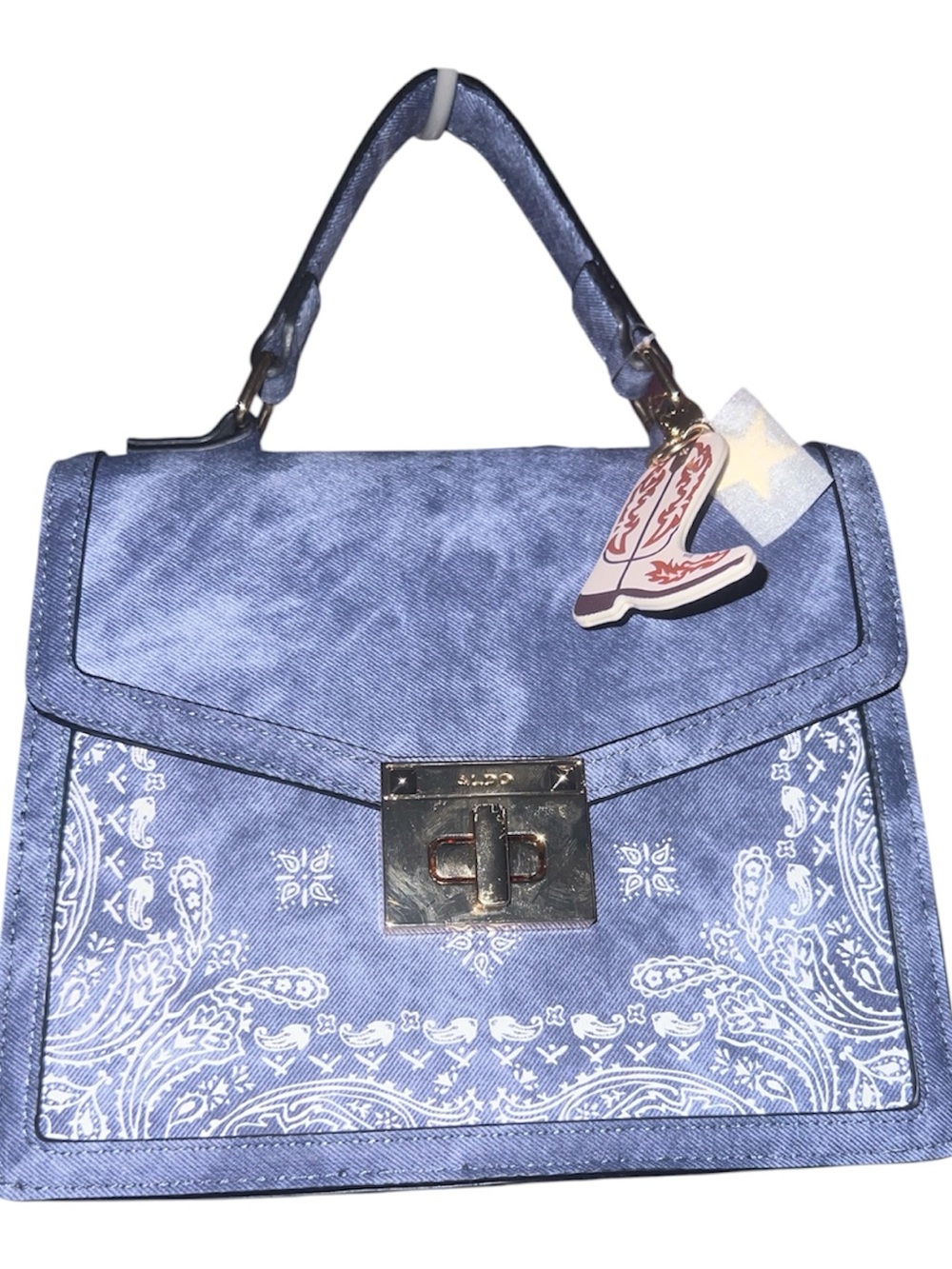 Aldo blue DEMIN satchel bag